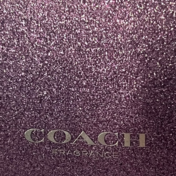 Purple (Sparkly) Coach Cosmetic-Makeup Bag/Coin-Pouch SET - Picture 5 of 15